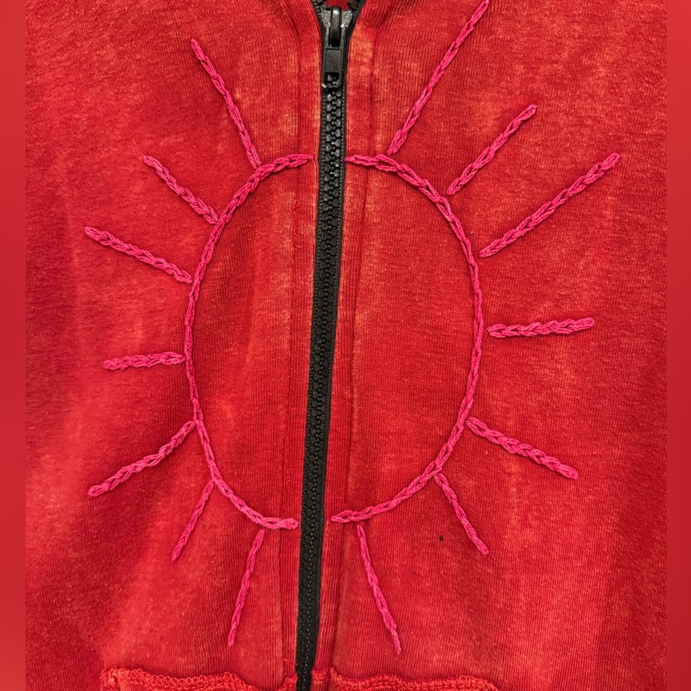 Sunshine Daydream Hoodie Jacket Women's S/M Full‎ Zip Greater Good Network - Picture 4 of 5